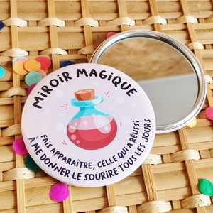 Cadeau de MAÎTRESSE NOUNOU ATSEM - miroir magique pour crèche ou école