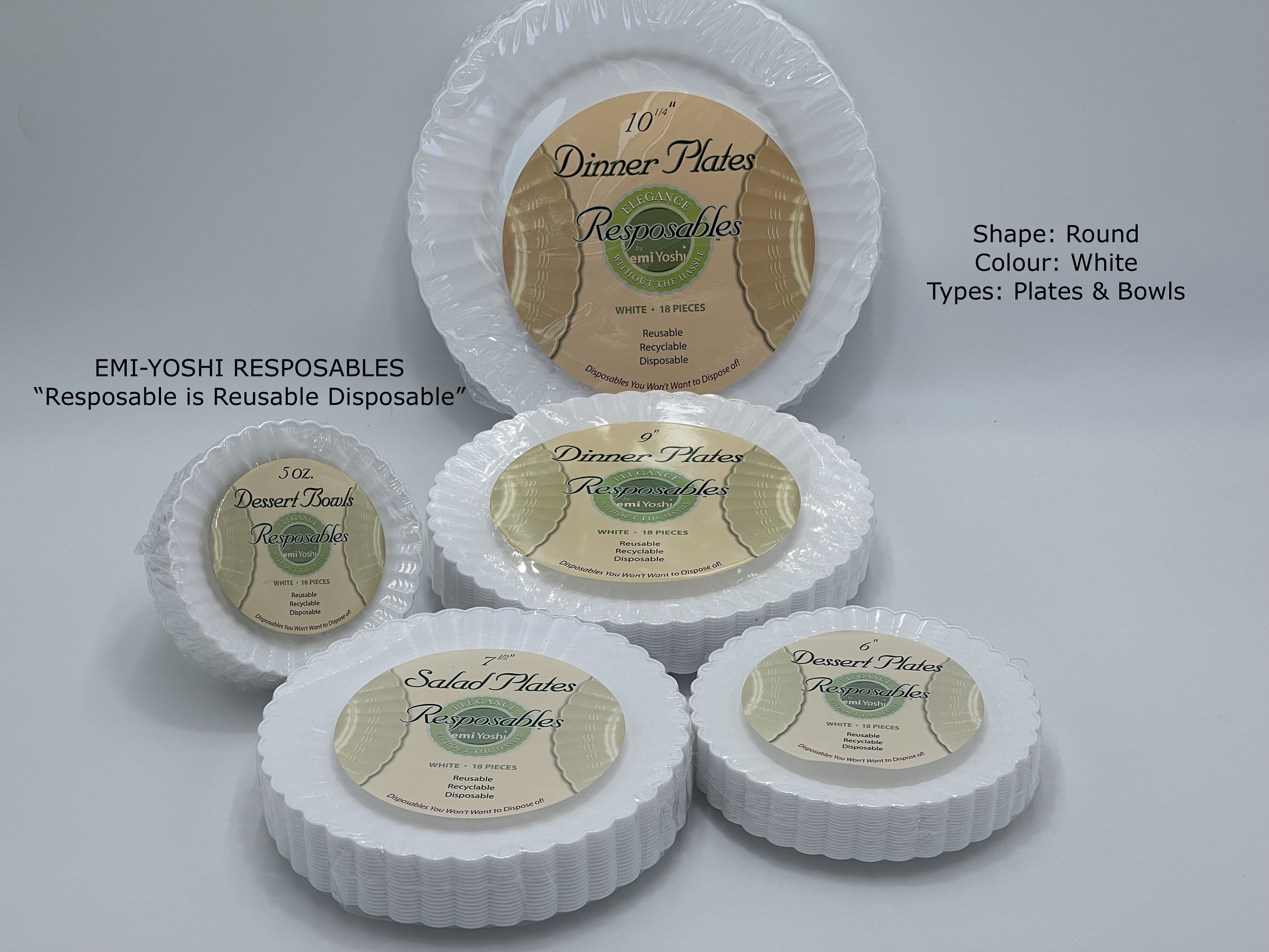 Reusable Disposables by EMIYOSHI. Plates/bowls. Etsy