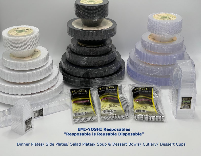 Reusable Disposables by EMIYOSHI. Plates/bowls. Etsy