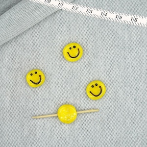 Emoji Perlen, Glasperlen, Schmuckzubehör, Verschiedene Perlen, 13 x 13 mm Tonperlen, Lampwork Perlen, Anhänger für Armbänder, Weihnachtsgeschenk, handm
