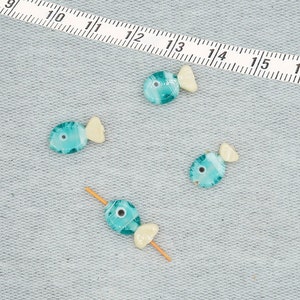 Handmade Murano Fish Beads - Colorful Glass Sea Charms