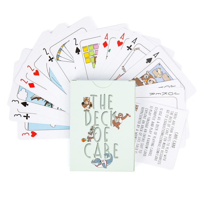 The Deck of Care: A Guide to Wellness in Self-Care Cards image 1