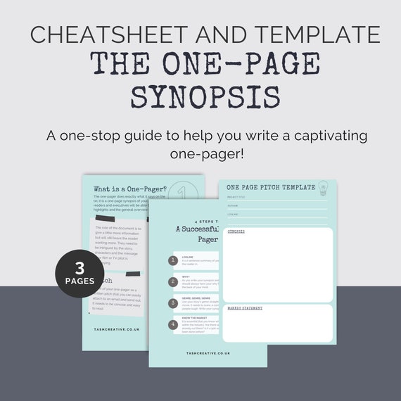 Screenplay Onepage Outline Script Synopsis Template Etsy Screenplay Onepage Outline Script Synopsis Template Etsy