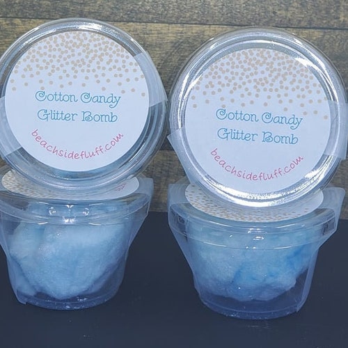 Cotton Candy Glitter Bombs for Champagne or Any Fizzy Drink. Etsy