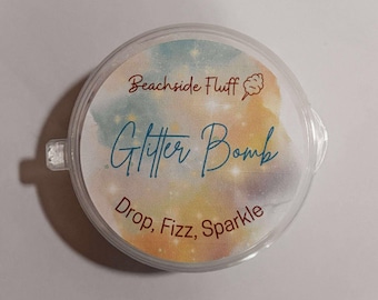 6 pack Cotton Candy Glitter Bomb Cotton Candy Drop – Edible Glitter Drink Topper | Party Favor for All Occasions | Drop Fizz Sparkle