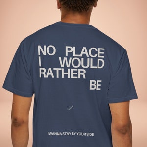 Camiseta de Rufus Du Sol, camiseta con la letra No Place, merchandising para fans, camiseta de Rüfüs Du Sol, camiseta de concierto