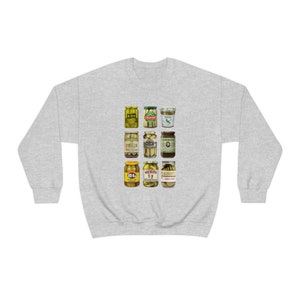 Pickle Sweatshirt vintage Conserves Pickles Sweatshirt Pickle Lovers shirt Pickle Crewneck Sweatshirt Canning Shirt Pickle Jar Sweatshirt image 7