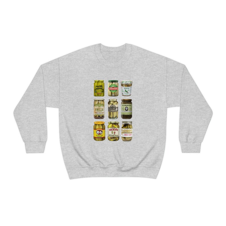 Pickle Sweatshirt vintage Conserves Pickles Sweatshirt Pickle Lovers shirt Pickle Crewneck Sweatshirt Canning Shirt Pickle Jar Sweatshirt image 7