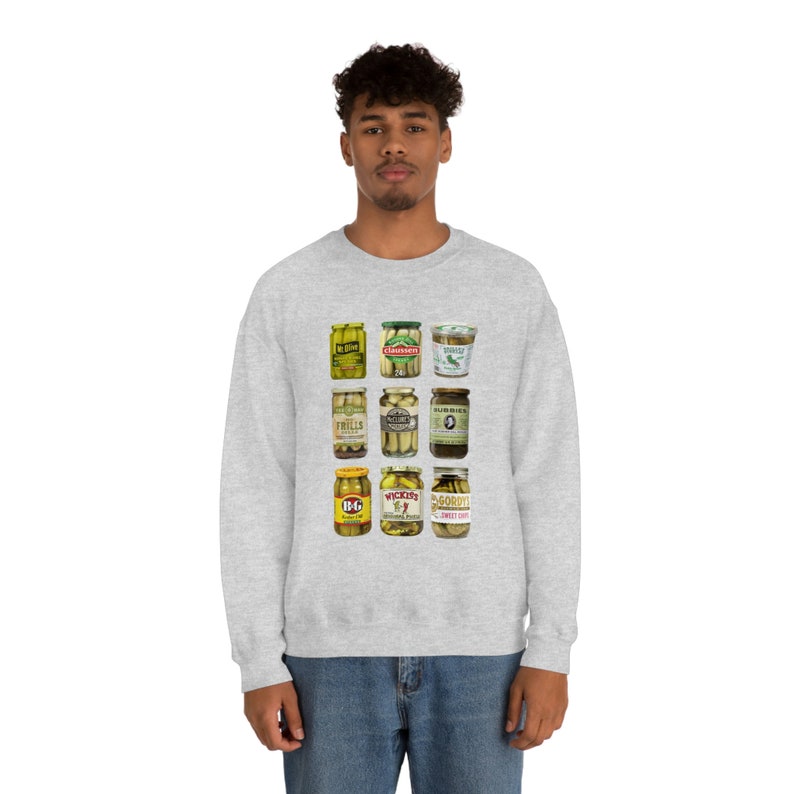 Pickle Sweatshirt vintage Conserves Pickles Sweatshirt Pickle Lovers shirt Pickle Crewneck Sweatshirt Canning Shirt Pickle Jar Sweatshirt image 6
