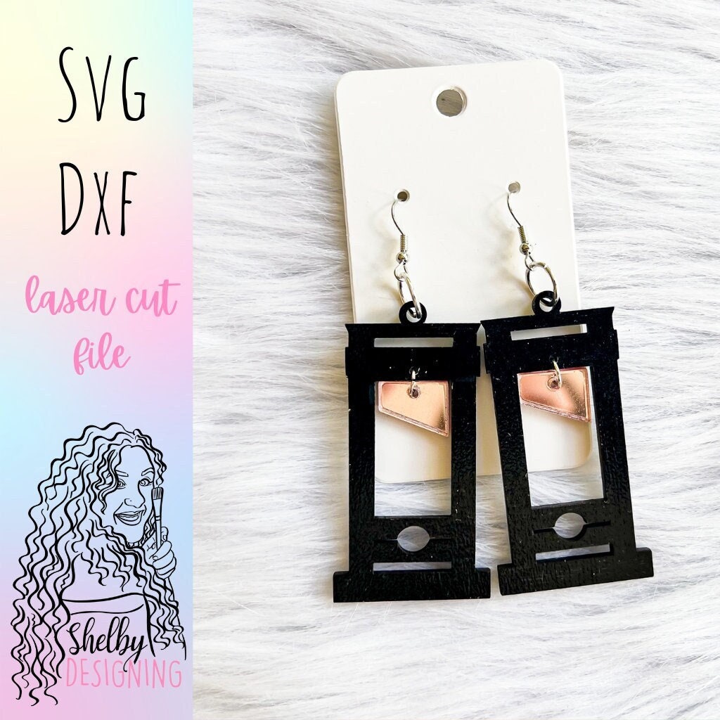 Guillotine earrings etsy deals