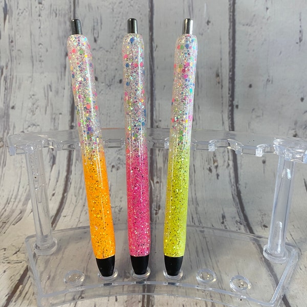 Neon inkjoy gel glitter pen, glitter pen, neon glitter pen, gel pen , neon glitter pen, neon confetti glitter pen, confetti glitter pen