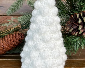 Crocheted Small Christmas Tree/ Winter Tree