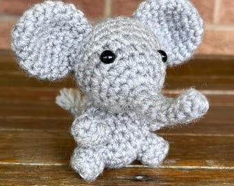 Crocheted Mini Elephant (Amigurumi)