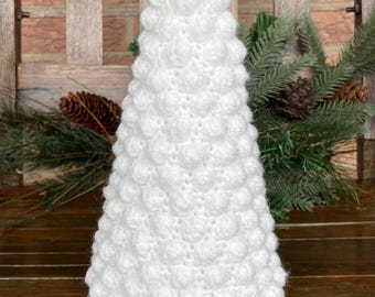 Crocheted Large Christmas Tree/ Winter Tree