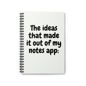 Spiral notebooks | Soft cover journal | Inspirational message | Motivation journal |