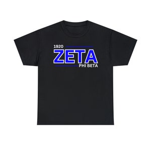 Zeta Phi Beta Schwesternschaft T-Shirt | 1920 Zeta Hemd | Zeta Nalia | Zeta Phi Beta Utensilien