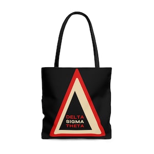 Delta Sigma Theta Sorority Inc. Tote Bag | DST 1913 Tote Bag | Divine 9 Nalia | Delta Tote Shopping Bag