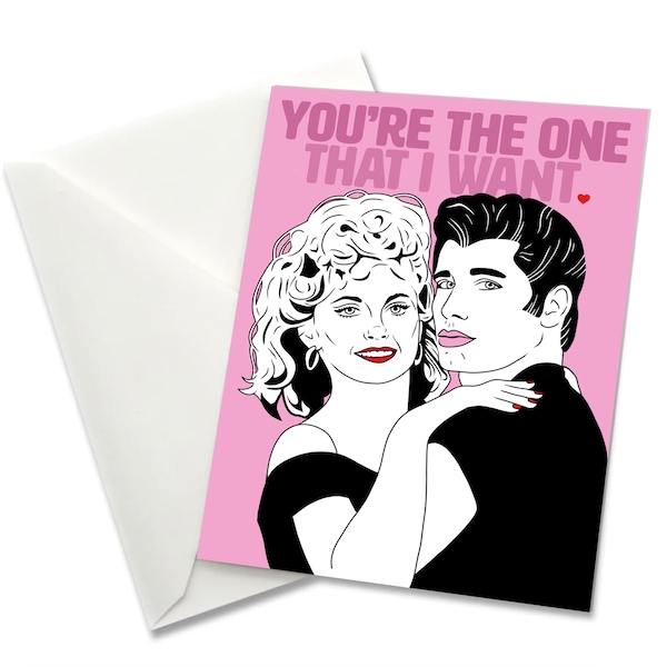 Grease Valentine's Day Cards