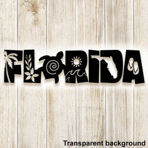 Florida svg, Strand geschnitten Datei, Cricut, Silhouette, Glowforge (svg/png/dxf)