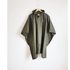 Poncho de lluvia, ponchos de lluvia para mujer, impermeables para mujer con  capucha, impermeable para mujer, poncho de lluvia de estilo militar