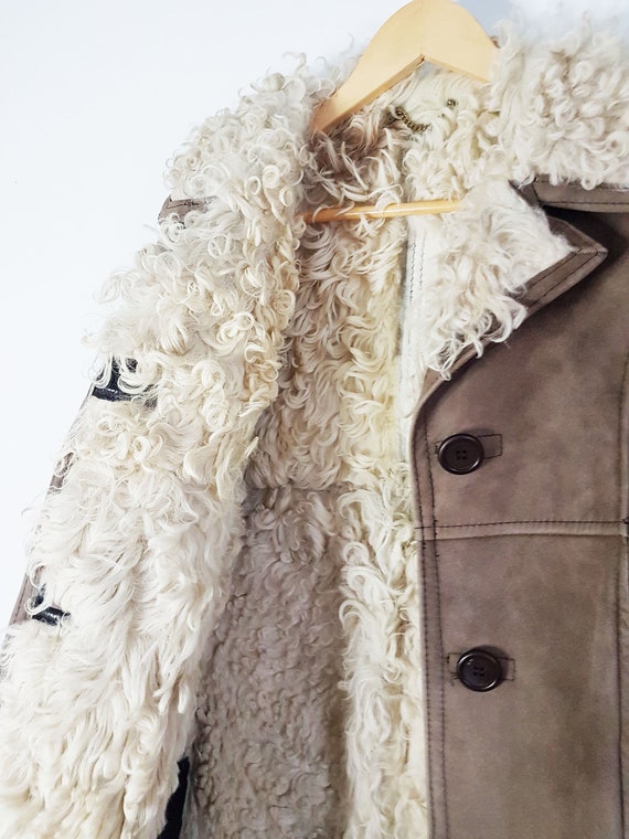 Vintage Penny Lane Coat Lamb Fur Coat Size S/M Ta… - image 7