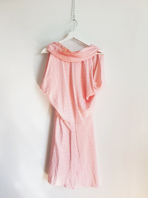 Vintage Balenciaga Pink Silk Dress Size 38, Vinta… - image 7