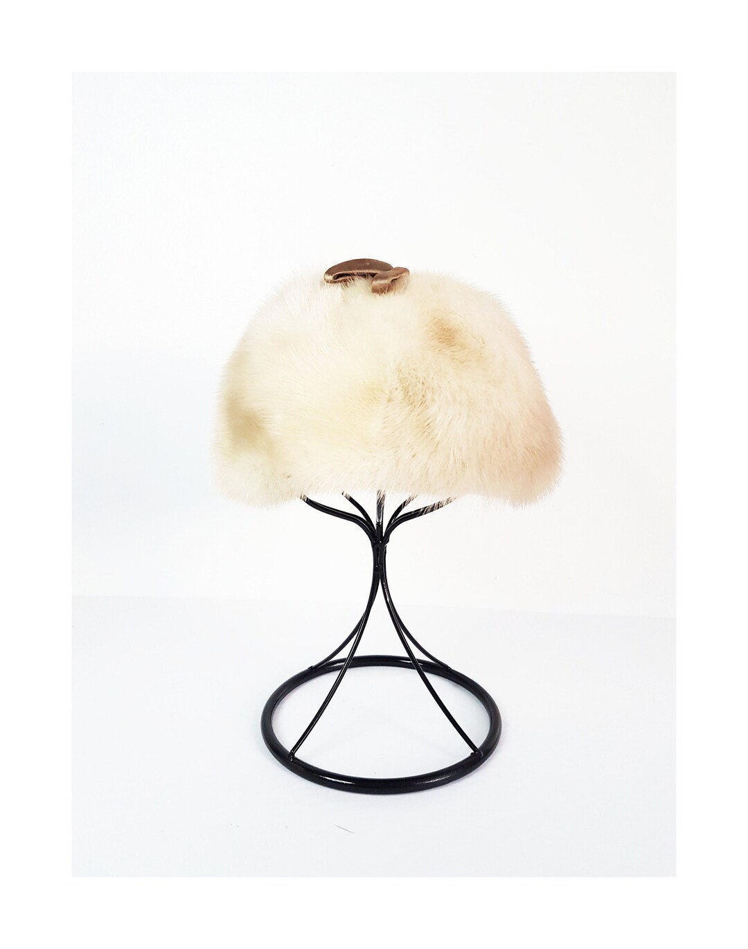 ヴィンテージ ミンク帽子 ヴィンテージ ミスタージョン ミンクファー クロッシュハット