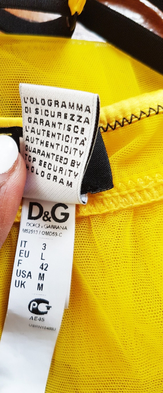 Dolce and Gabbana Lace Lingerie Slip Dress Size M… - image 10