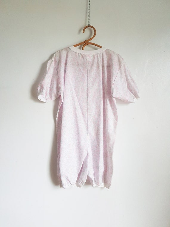 Vintage DEADSTOCK Floral Light Cotton Onesie, New… - image 3