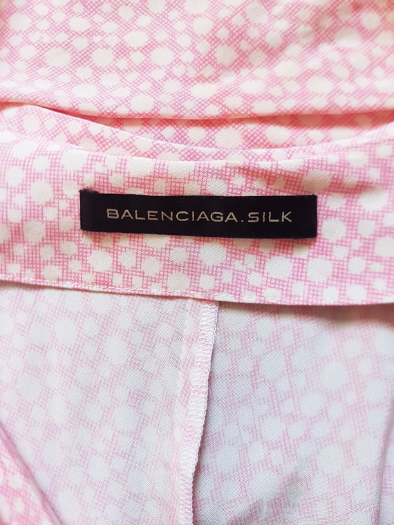 Vintage Balenciaga Pink Silk Dress Size 38, Vinta… - image 8