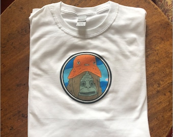 Big Lez Show Sassy White Graphic vintage-style T-Shirt (unisex)