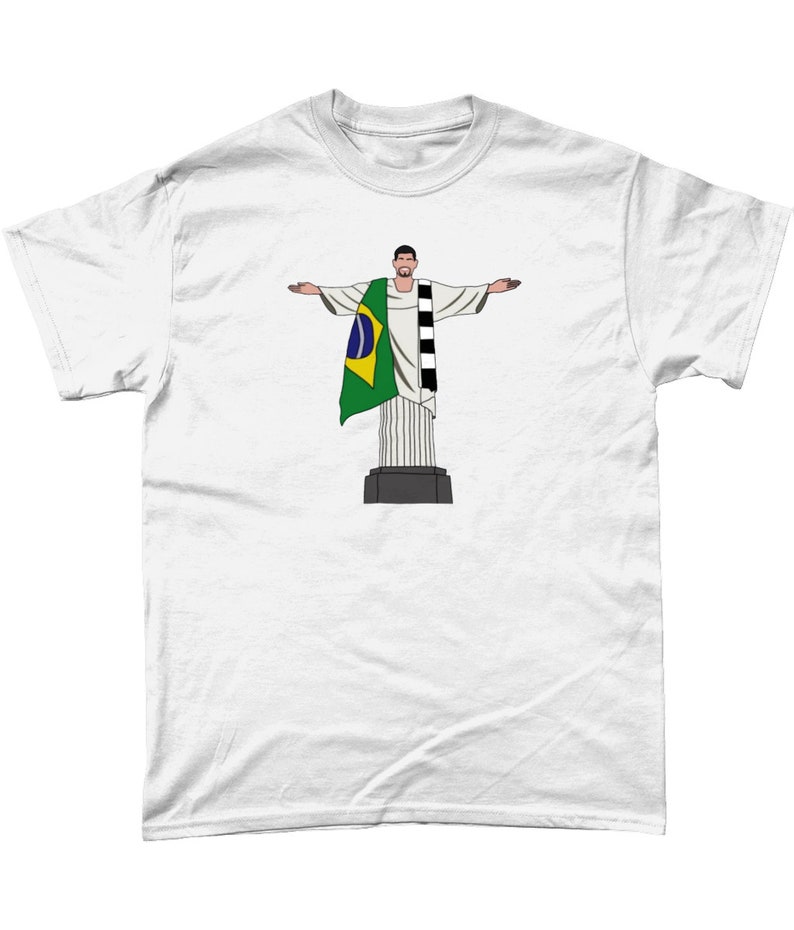 Bruno Guimaraes the Redeemer Newcastle United Supporters Graphic T-Shirt (unisex) image 1
