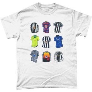 Koszulka z grafiką Vintage Kits Newcastle United Supporters (unisex)