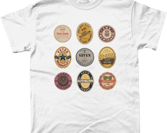 Newcastle Beer Mats Retro Supporters T-Shirt (unisex)