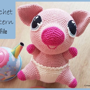 Crochet Pattern Pinky amigurumi toy PDF