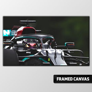 Lewis Hamilton CANVAS PRINT Mercedes Petronas Austria 2020 | Fine Wall Art Poster Print Picture Photo Available | Choice of Sizes