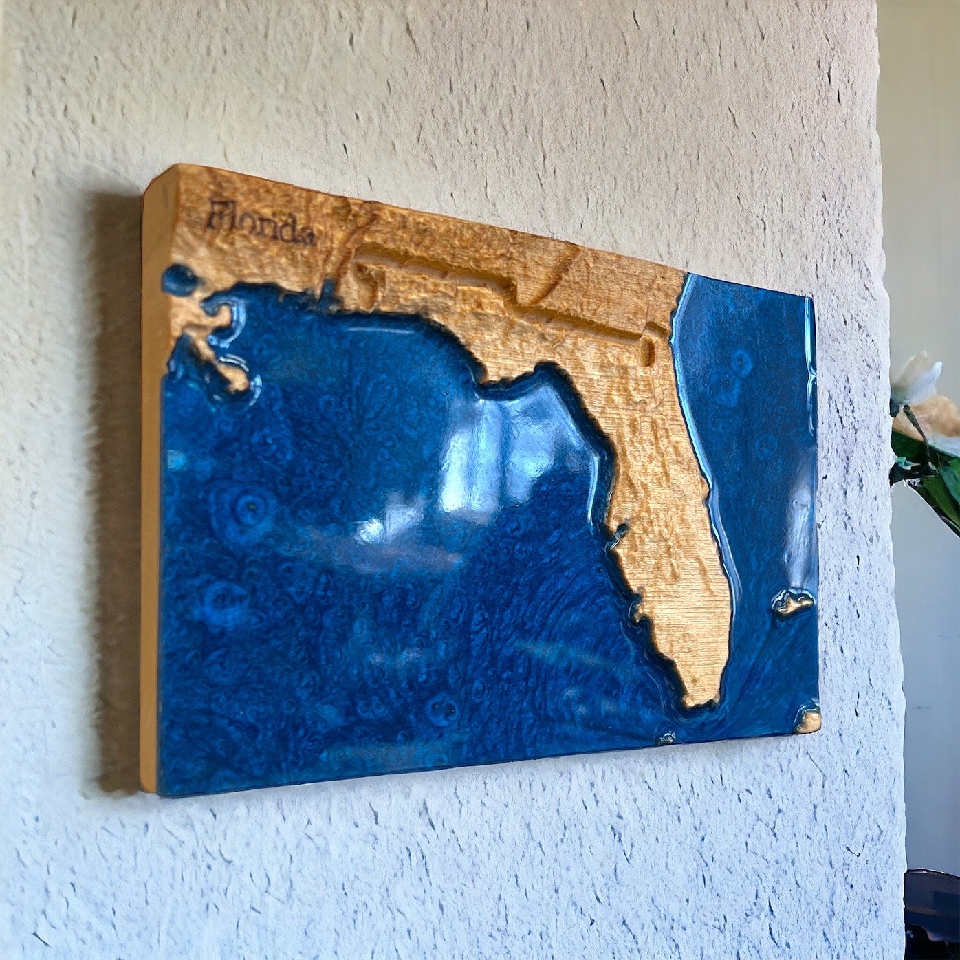 Florida Wall Decor 3D Relief Map - Il Fullxfull.5796648957 9c8x 