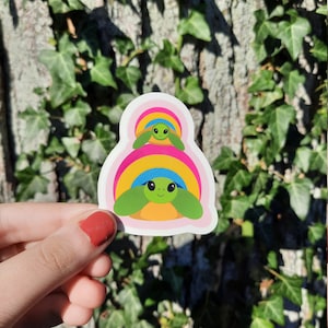 Sticker pan-schildpadden