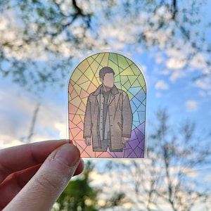 Dean Winchester Stained Glass Sticker