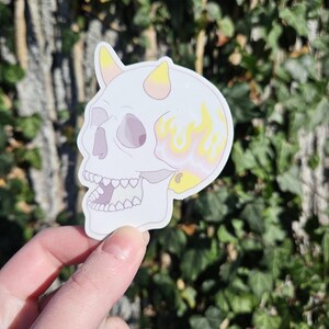 Sticker crâne de pangender