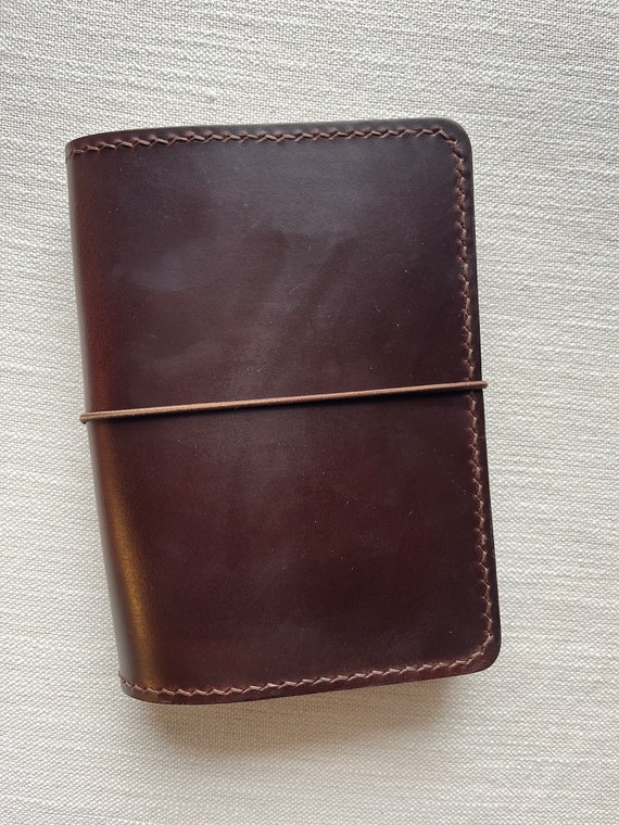 A6 Leather Folio, Horween Brown