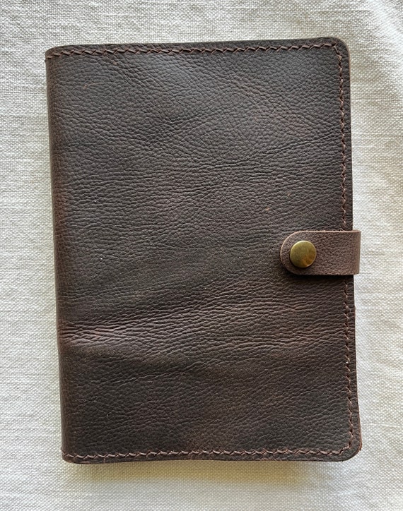 B6 Leather Folio, Kodiak Coffee Bean