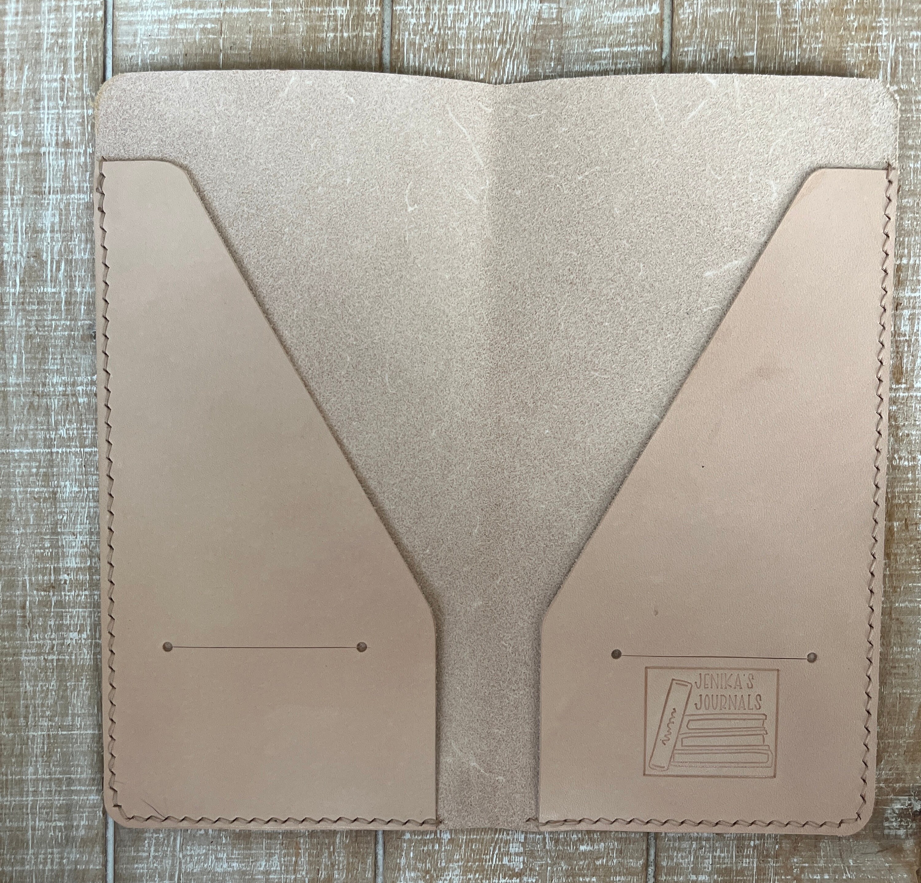 Kraft paper folder for Traveler's Notebook, Regular size, Folder insert,  Card holder, Midori accessories, Midori insert