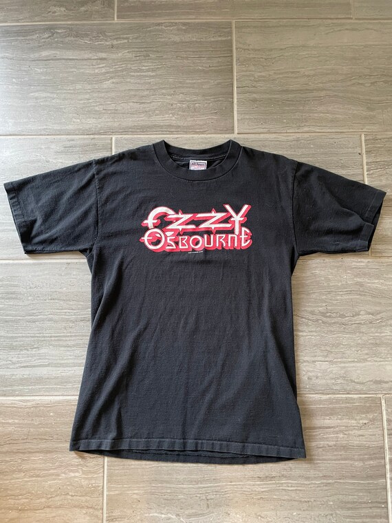 T-shirt Officiel Ozzy Osbourne 'Vintage Werewolf' - Noir, Coton, Coupe Regular - Neuf Avec étiquettes
