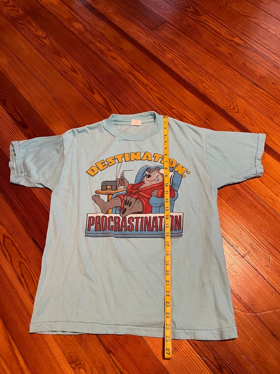 Destination procrastination bear tee - image 5