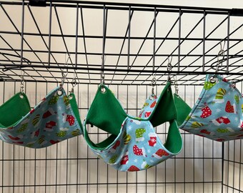 3 pc Christmas Hammock sets -Rat,Gerbil,Hamster& other small animal.