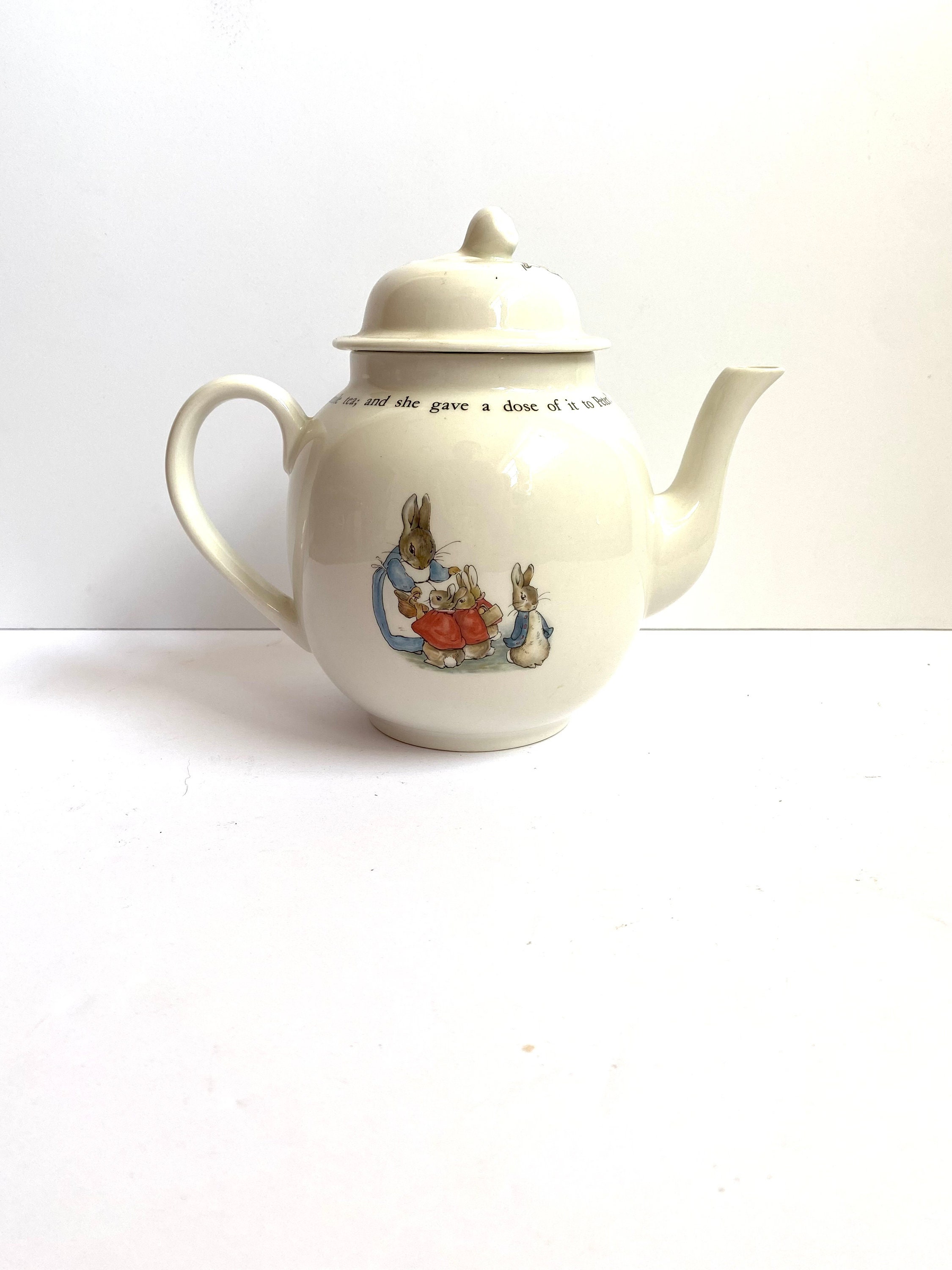Wedgwood Peter Rabbit Teapot and Lid Etsy