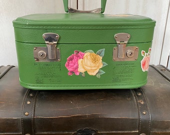 Vintage Upcycled Repurposed Train Case