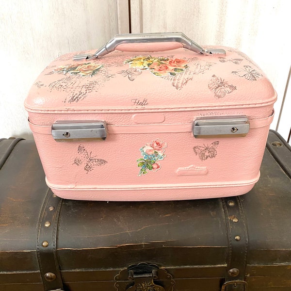 Upcycled American Tourister Train Case