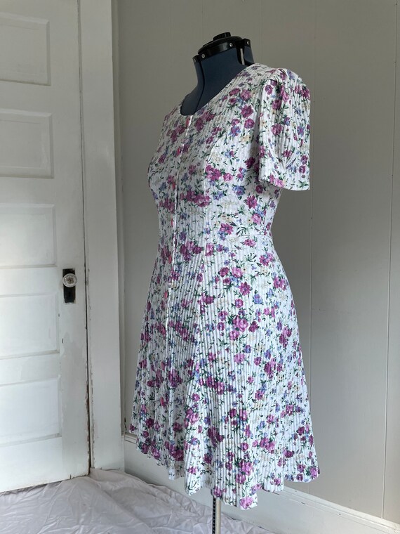 Vintage 1980s Tabby cotton floral day dress - image 6